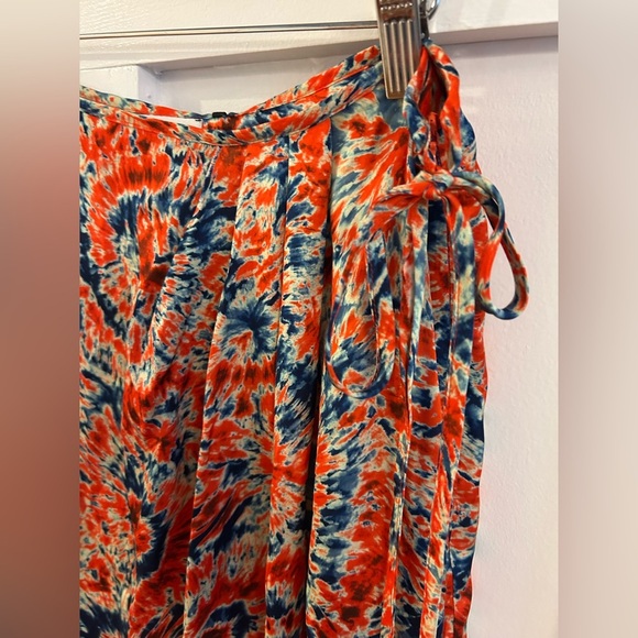 Essentiel Antwerp
Women's tie dye ruched tie Maxi Skirt - Picture 5 of 11